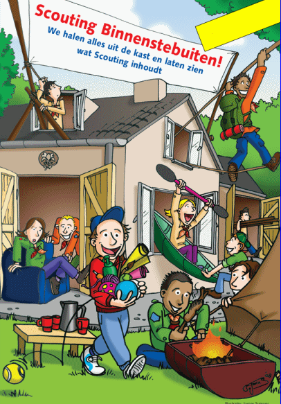 De open dag bij de Scouting Tono-groep in Schiedam / Vlaardingen