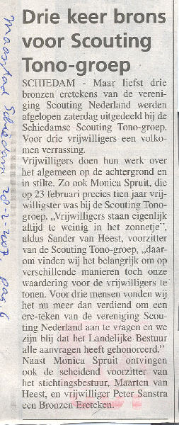 Maasstad Weekbladen, Editie Schiedam van 28 februari 2007, pagina 6 Maasstad Weekbladen, Editie Schiedam van 28 februari 2007, pagina 6
