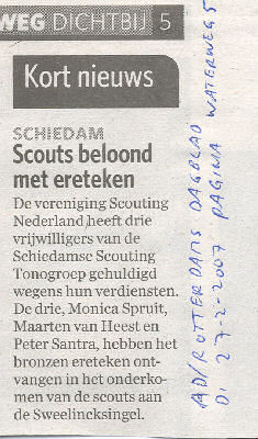 Algemeen Dagblad/Rotterdams Dagblad van 27 februari 2007, pagina Waterweg 5 Algemeen Dagblad/Rotterdams Dagblad van 27 februari 2007, pagina Waterweg 5