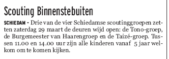 Het Nieuwe Stadsblad plaatste, eveneens op 23 maart 2008, het volgende stukje Het Nieuwe Stadsblad plaatste, eveneens op 23 maart 2008, het volgende stukje