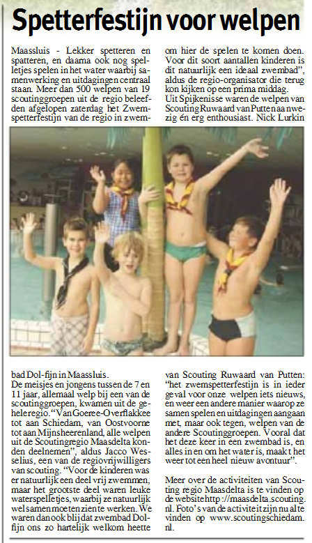 De Maassluise Courant de Schakel (Maassluis en Maasland) van 3 november 2011, pagina 23 De Maassluise Courant de Schakel (Maassluis en Maasland) van 3 november 2011, pagina 23