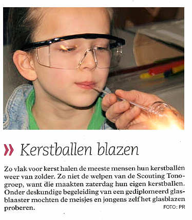 Het artikel in het Nieuwe Stadsblad Het artikel in het Nieuwe Stadsblad