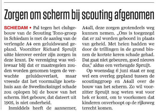 Het AD/Rotterdams Dagblad van 1 juni 2012, pagina 5 van katern Waterweg