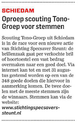 Het AD/RD katern Waterweg van 19 juli 2012.