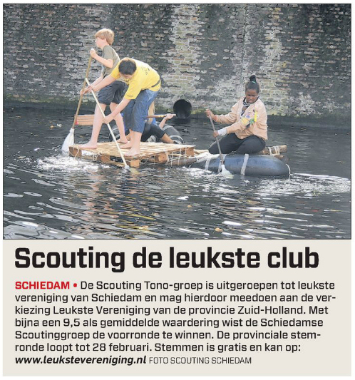 Ook het Algemeen Dagblad/Rotterdams Dagblad meldte de uitverkiezing met een artikel op pagina 6 van het katern Waterweg van 9 januari 2013. Ook het Algemeen Dagblad/Rotterdams Dagblad meldte de uitverkiezing met een artikel op pagina 6 van het katern Waterweg van 9 januari 2013.