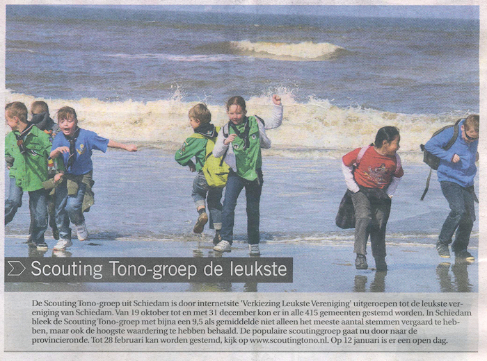 De Dichtbij Waterweg van 9 januari 2013, voorpagina De Dichtbij Waterweg van 9 januari 2013, voorpagina