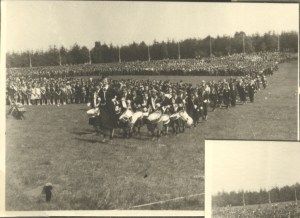 De Padvindstersband van het NPG aan het werk.